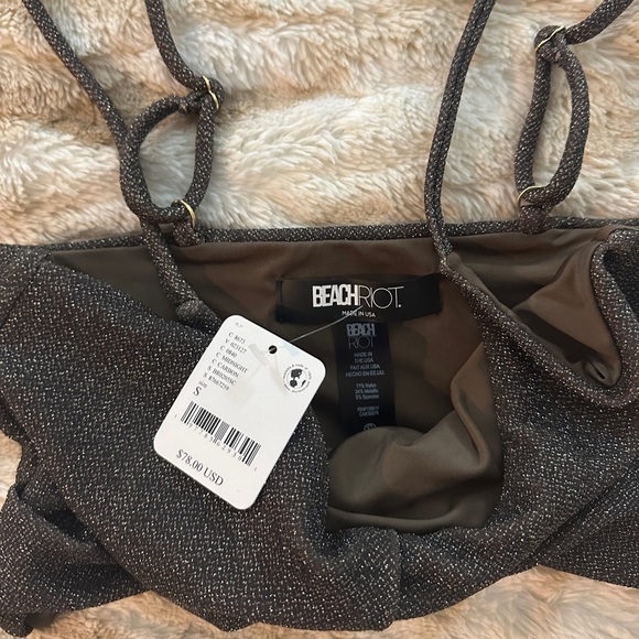 NWT Beach Riot Kenzi Bikini Top Only - Picture 7 of 9